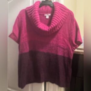 💕Short sleeved cowl neck sweater 💕